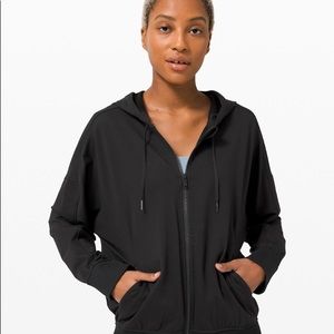 NWOT Lululemon Step Aside Zip Hoodie M/L Black